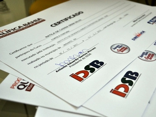IDSB d� in�cio �s certifica��es do Qualifica Bahia