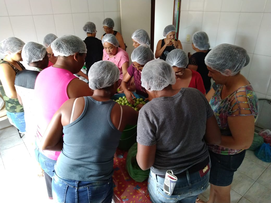 Agricultoras do Sert�o Produtivo recebem treinamento sobre processamento de frutas nativas