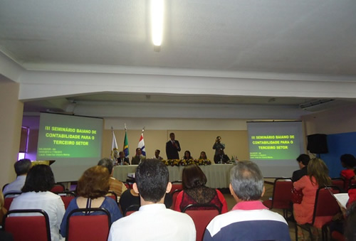 Assessoria Cont�bil do Cesol participou do III Semin�rio Baiano de Contabilidade para o Terceiro Setor