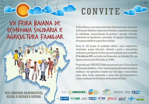 VII Feira Baiana de Economia Solid�ria e Agricultura Familiar