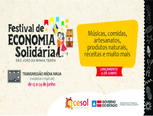 Cesol Sert�o Produtivo integra Festival de Economia Solid�ria � S�o Jo�o da Minha Terra 