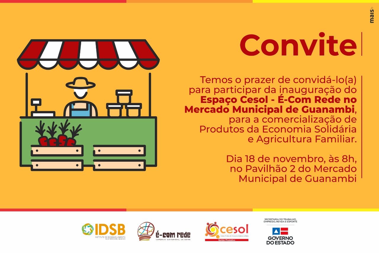 Cesol Sert�o Produtivo inaugura espa�o no Mercado Municipal