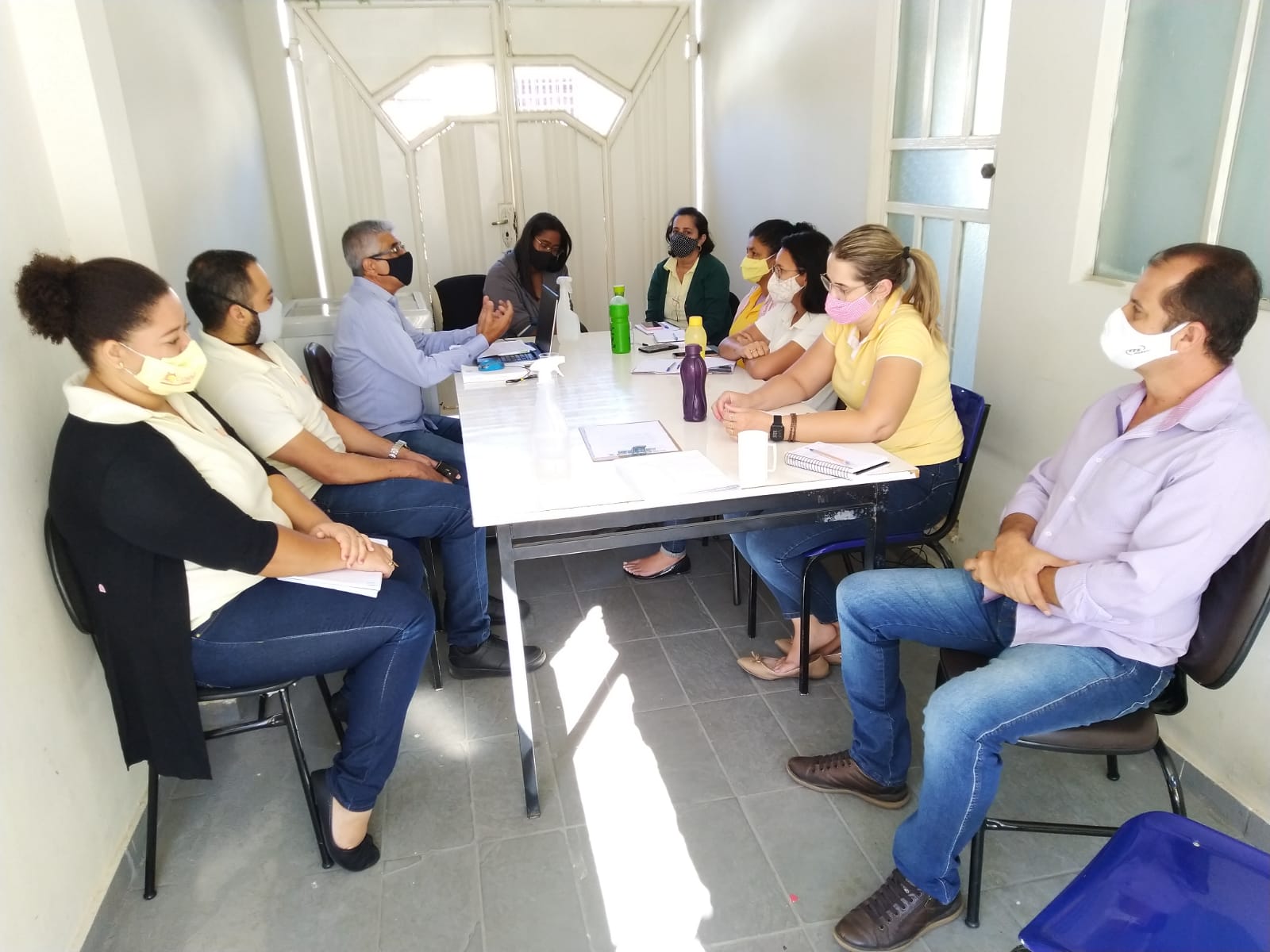 Reuni�o com equipe do Cesol Sert�o Produtivo para elabora��o de metas 