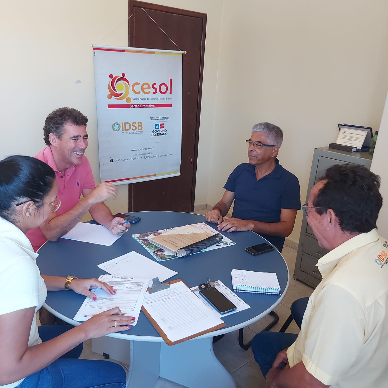 Presidente do IDSB visita empreendimentos da Economia Solid�ria no Sert�o Produtivo 