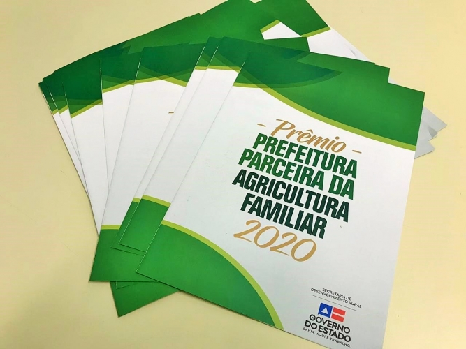 Inscri��es para o Pr�mio Prefeitura Parceira da Agricultura Familiar 2020 est�o abertas