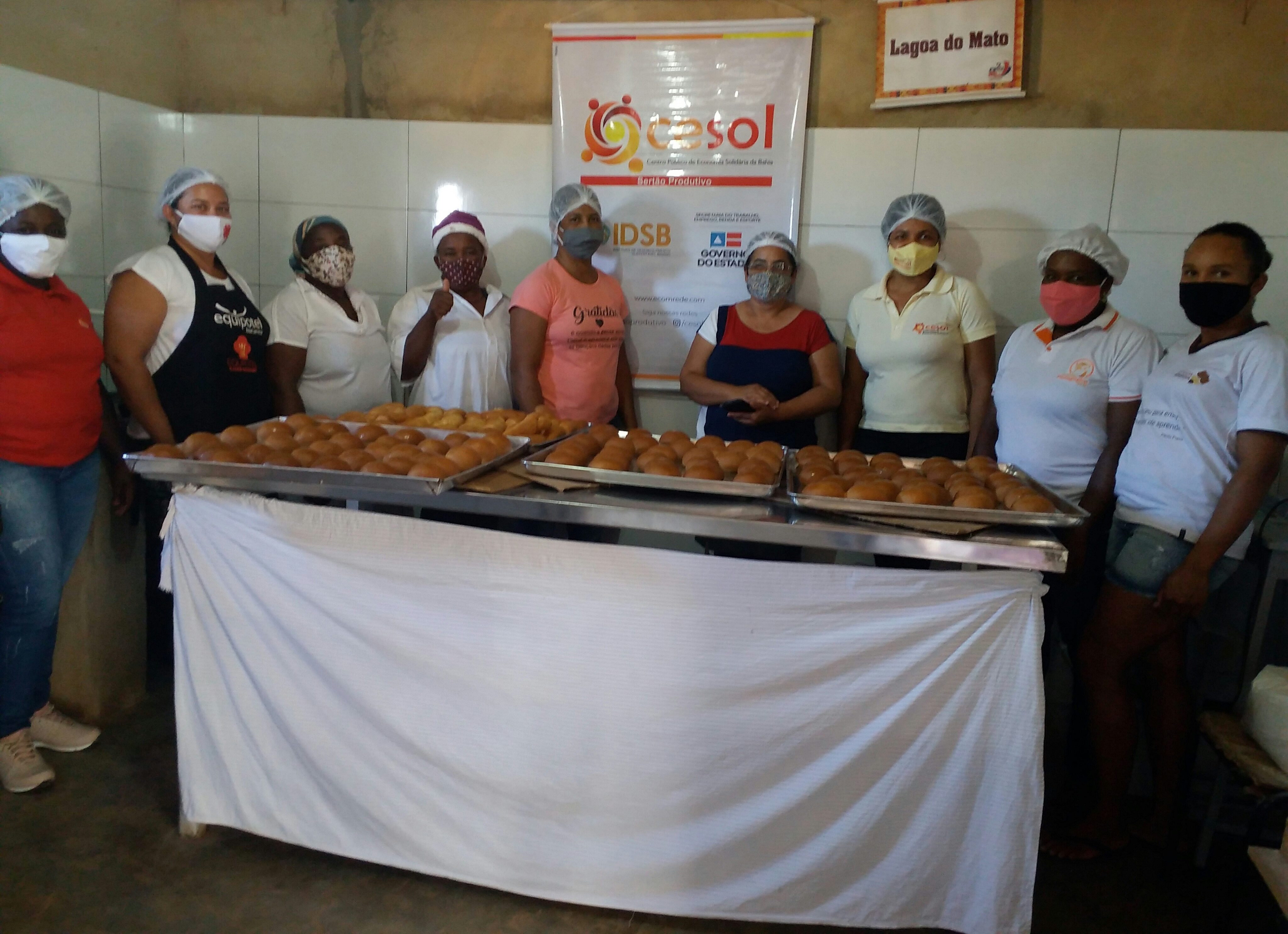 Produ��o de p�es em Caetit� 