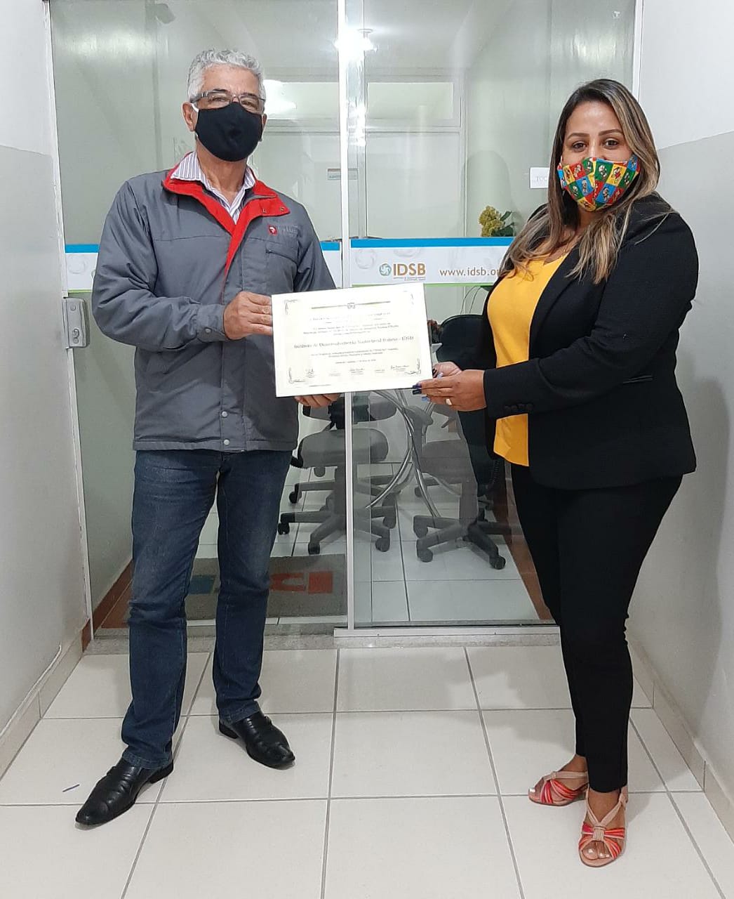 IDSB recebeu homenagem pelos servi�os prestados � sociedade