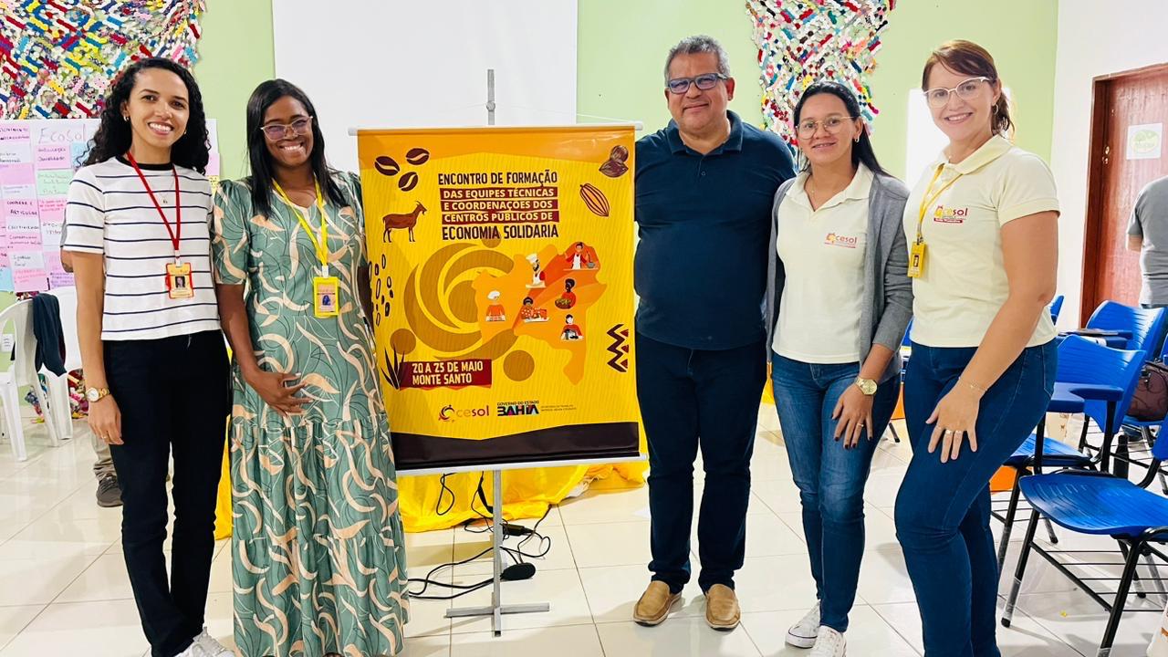 Encontro de Forma��o das Equipes T�cnicas e Coordena��es dos Centros P�blicos de Economia Solid�ria