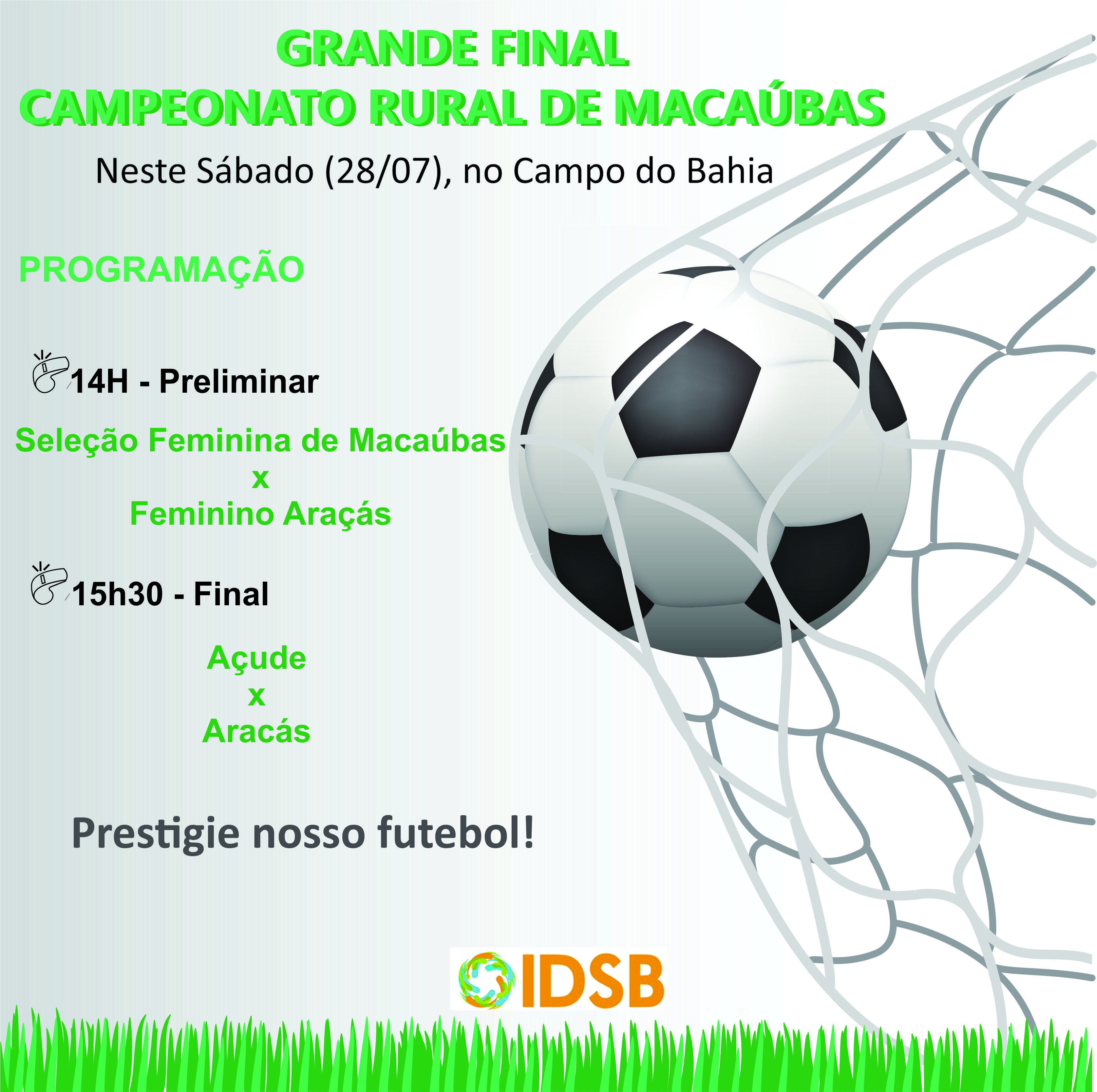 Grande final do Campeonato Rural de Maca�bas