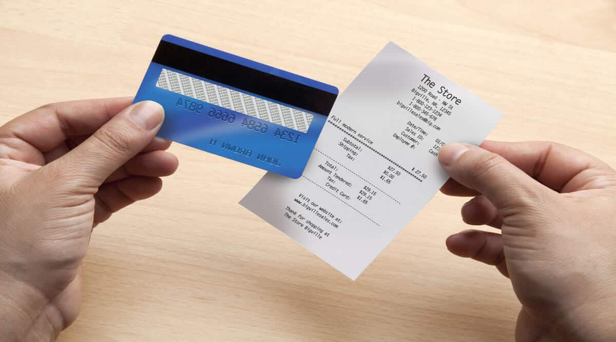 Recusar comprovante de compra do cart�o ajuda a preservar o meio ambiente