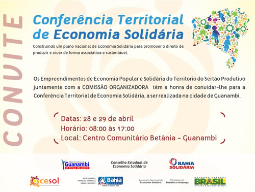 Confer�ncia Territorial de Economia Solid�ria
